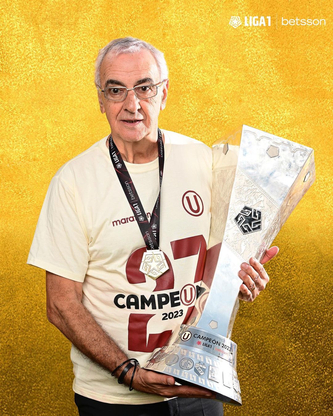 Jorge Fossati logró el título de la Liga 1 2023 con Universitario